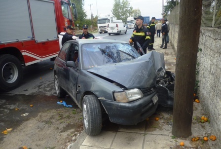 Σοβαρό τροχαίο πριν λίγο στην Αλεξάνδρεια (φώτο-βίντεο)