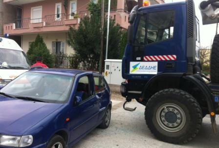 Τροχαίο ατύχημα το μεσημέρι στην Αλεξάνδρεια