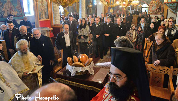 Πλήθος κόσμου στον εορτασμό του Αγίου Αθανασίου στην Καστανιά Πιερίας (φώτο)