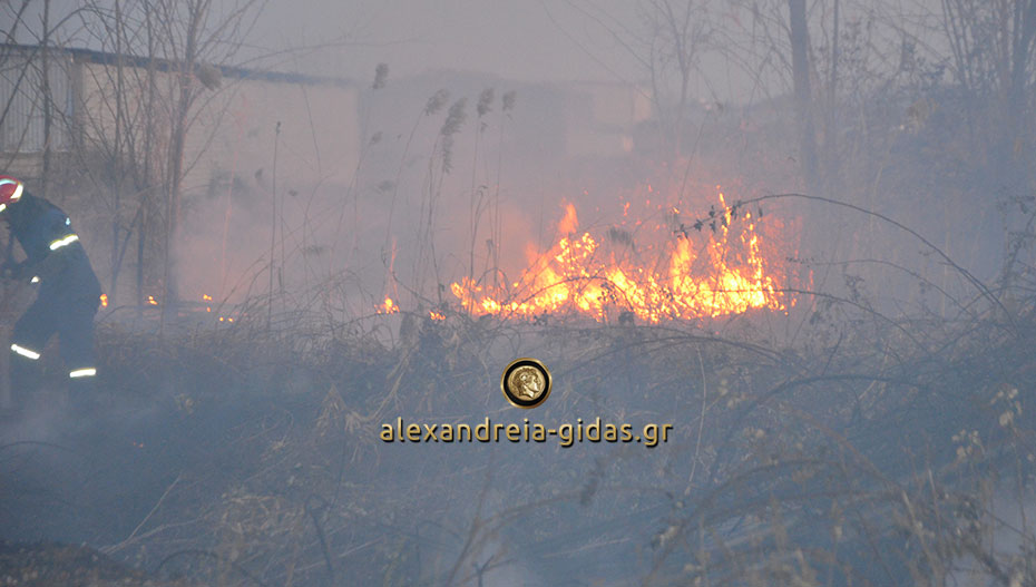 Πριν λίγο: Φωτιά τύλιξε περιμετρικά ακατοίκητο σπίτι στον Σχοινά (φώτο-βίντεο)