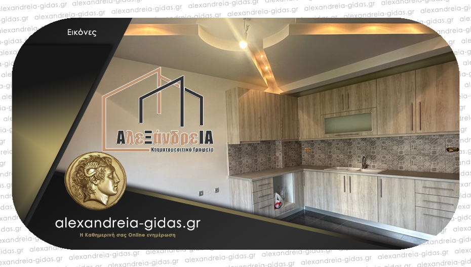 ΠΩΛΕΙΤΑΙ πλήρως ανακαινισμένο διαμέρισμα στην Αλεξάνδρεια – νέα τιμή!
